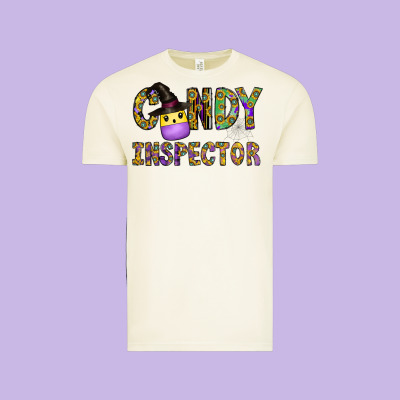 Candy Inspector Vintage Tee Designed By Cowhidedigitalart
