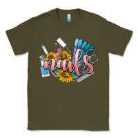 Army Green nails Classic Tee - BarkalooDesign