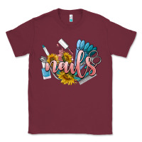 Burgundy nails Classic Tee - BarkalooDesign