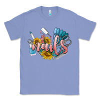 Colony Blue nails Classic Tee - BarkalooDesign