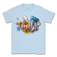 Dusty Blue nails Classic Tee - BarkalooDesign