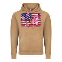 Vintage Camel breast cancer american flag background Vintage Hoodie - BarkalooDesign