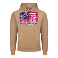 Vintage Coffee breast cancer american flag background Vintage Hoodie - BarkalooDesign