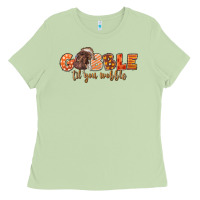 Matcha Gobble Gobble Til You Wobble Ladies Tee - LillyAllenDesigns