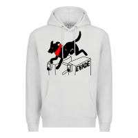 Dove Grey negro matapacos riot dog Premium Hoodie - baoMotion