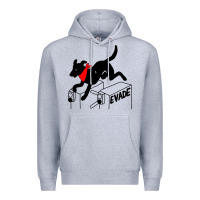 Heather Grey negro matapacos riot dog Premium Hoodie - baoMotion