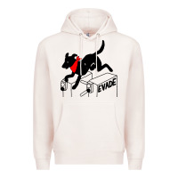 Pale Pink negro matapacos riot dog Premium Hoodie - baoMotion