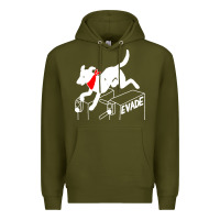 Army Green negro matapacos riot dog Premium Hoodie - baoMotion