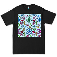 Black Science Teacher Seamless Pattern Premium Tee - BundleAndBundleShop