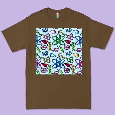Science Teacher Seamless Pattern Premium Tee Designed By Bundleandbundleshop