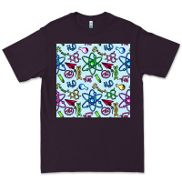 Plum Science Teacher Seamless Pattern Premium Tee - BundleAndBundleShop