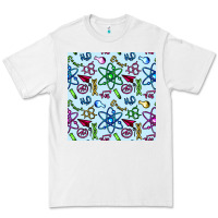 White Science Teacher Seamless Pattern Premium Tee - BundleAndBundleShop