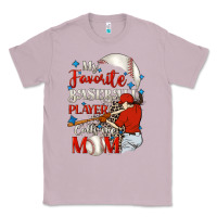 Lilac My favorite baseball player calls me mom Classic Tee - FaDigitalArtStudio