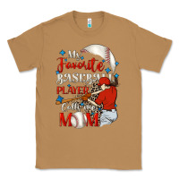 Toasted Coconut My favorite baseball player calls me mom Classic Tee - FaDigitalArtStudio