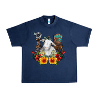 Navy farm life sheep Urban Heavy Tee - SublimationCraftShop
