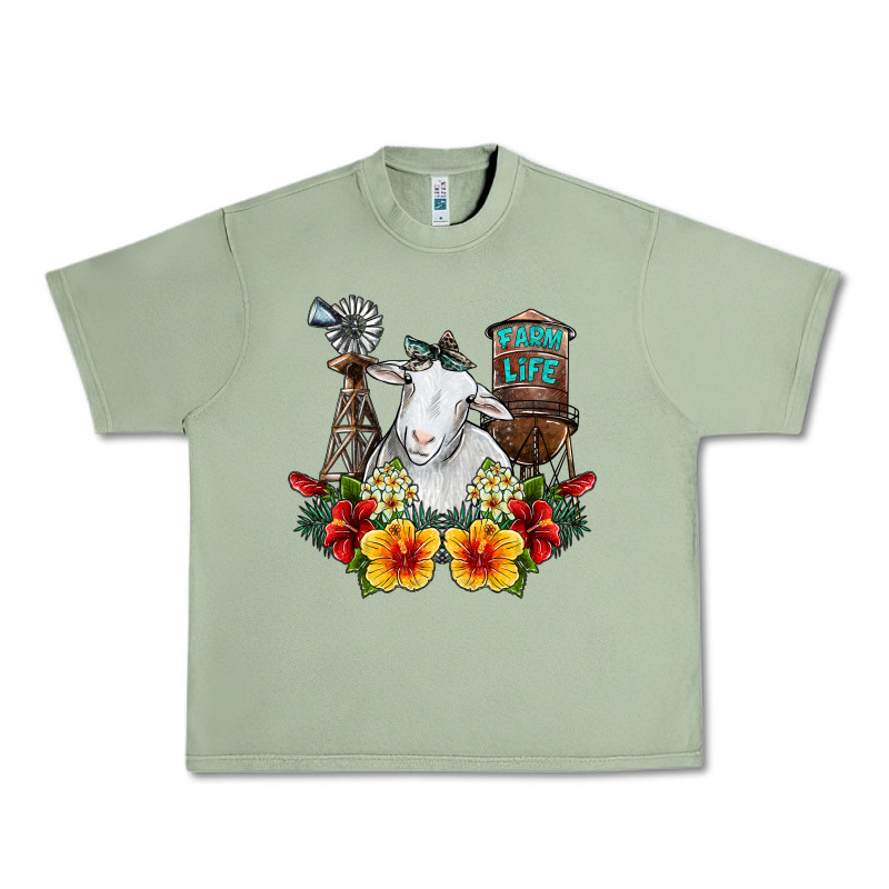 Farm Life Sheep Urban Heavy Tee by SublimationCraftShop | Teevron