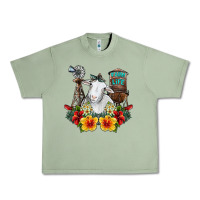 Oil Green farm life sheep Urban Heavy Tee - SublimationCraftShop