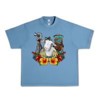 Pebble Blue farm life sheep Urban Heavy Tee - SublimationCraftShop