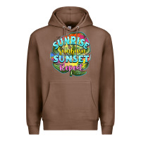 Chestnut sunrise sunburn sunset repeat Premium Hoodie - BarkalooDesign