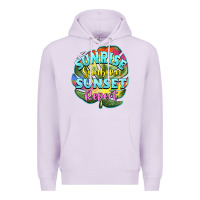 Lilac sunrise sunburn sunset repeat Premium Hoodie - BarkalooDesign