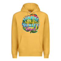 Mustard sunrise sunburn sunset repeat Premium Hoodie - BarkalooDesign