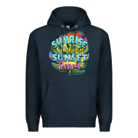Navy sunrise sunburn sunset repeat Premium Hoodie - BarkalooDesign