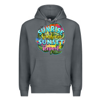 Rock sunrise sunburn sunset repeat Premium Hoodie - BarkalooDesign