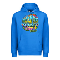 True Royal sunrise sunburn sunset repeat Premium Hoodie - BarkalooDesign
