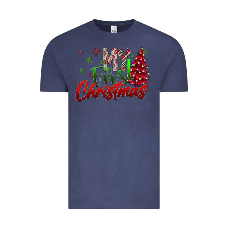 My First Christmas Vintage Tee by SublimationCraftShop | Teevron