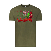 Vintage Olive my first christmas Vintage Tee - SublimationCraftShop