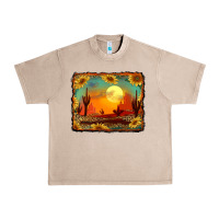 French Oak western desert sunset background Urban Heavy Tee - RanaPortraitStore