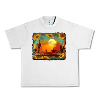 Lunar Rock western desert sunset background Urban Heavy Tee - RanaPortraitStore