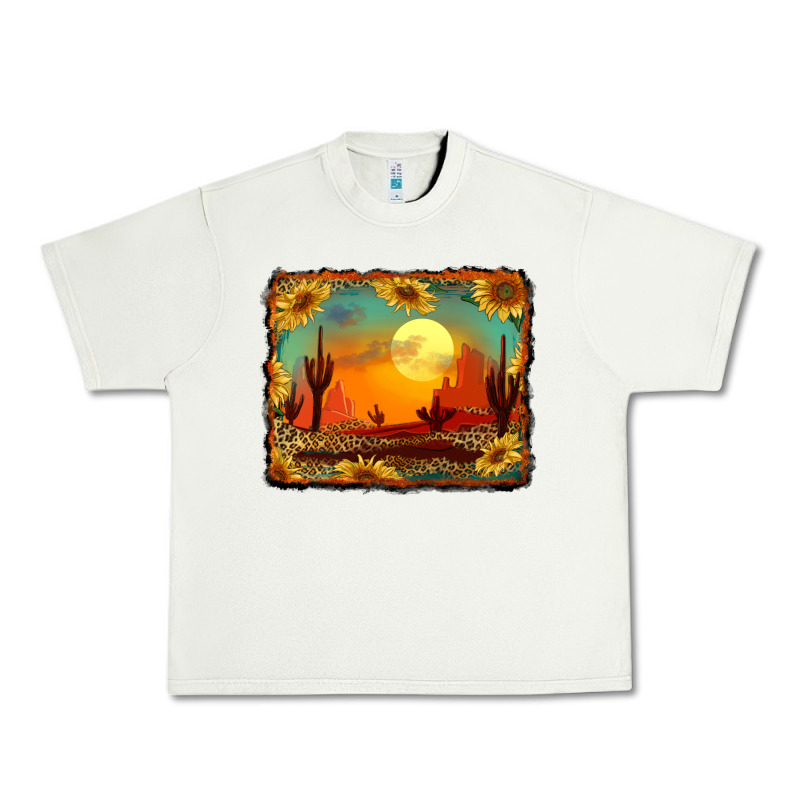 Western Desert Sunset Background Urban Heavy Tee by RanaPortraitStore | Teevron