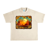 Sandshell western desert sunset background Urban Heavy Tee - RanaPortraitStore