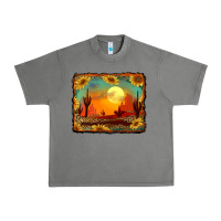 Tornado western desert sunset background Urban Heavy Tee - RanaPortraitStore