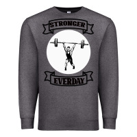 Charcoal Heather stronger everday Premium Sweatshirt - Bettercallsaul
