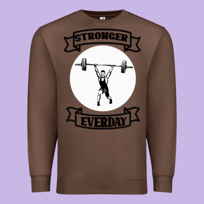 Stronger Everday Premium Sweatshirt Designed By Bettercallsaul