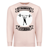 Pale Pink stronger everday Premium Sweatshirt - Bettercallsaul