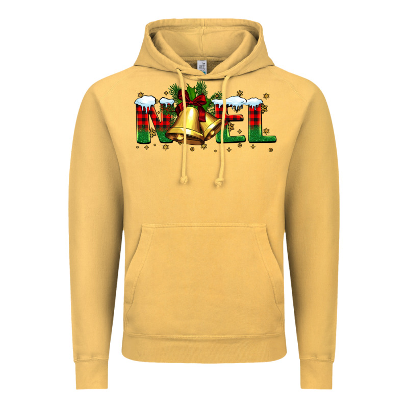 Noel Christmas Bells Vintage Hoodie by BarkalooDesign | Teevron