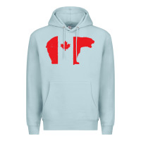 Blue Mist canada t shirt love canada bear proud canadian canada day t shirt Premium Hoodie - baoMotion