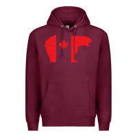 Burgundy canada t shirt love canada bear proud canadian canada day t shirt Premium Hoodie - baoMotion