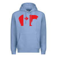 Colony Blue canada t shirt love canada bear proud canadian canada day t shirt Premium Hoodie - baoMotion