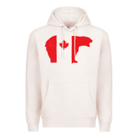 Pale Pink canada t shirt love canada bear proud canadian canada day t shirt Premium Hoodie - baoMotion