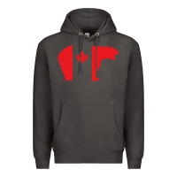 Smoke canada t shirt love canada bear proud canadian canada day t shirt Premium Hoodie - baoMotion
