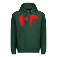 Sports Green canada t shirt love canada bear proud canadian canada day t shirt Premium Hoodie - baoMotion