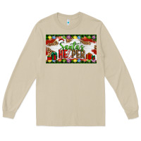 Mushroom Christmas Santa's Helper Long Sleeve Tee - Artiststas