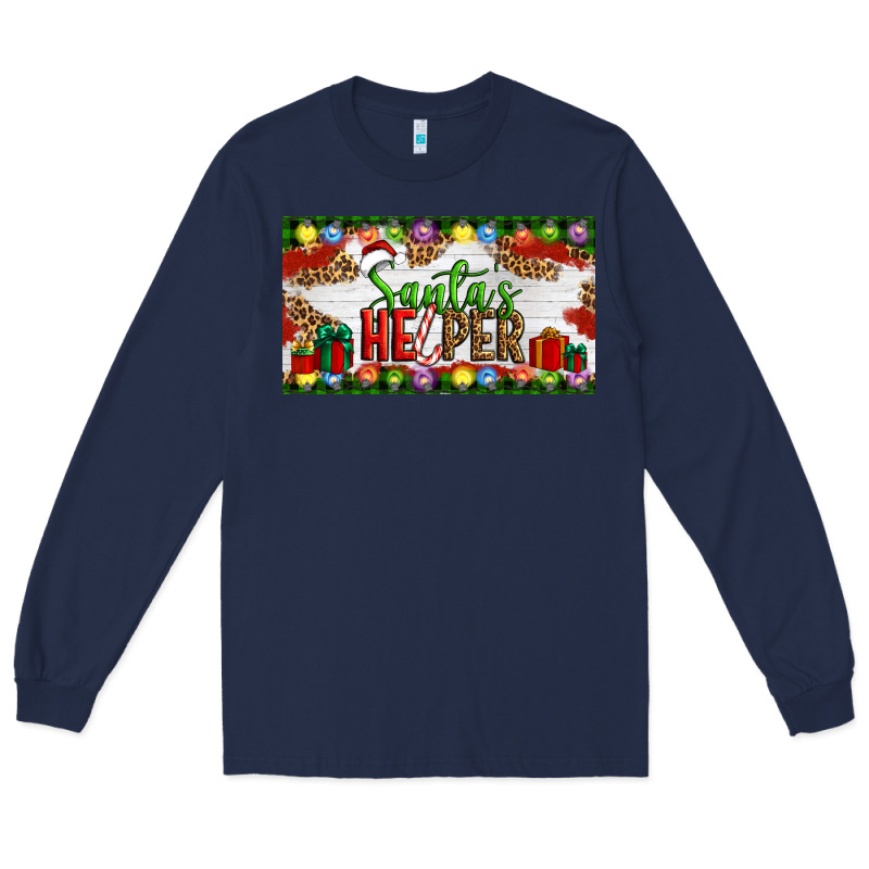 Christmas Santa's Helper Long Sleeve Tee by Artiststas | Teevron