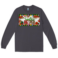 Smoke Christmas Santa's Helper Long Sleeve Tee - Artiststas