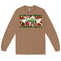 Toasted Coconut Christmas Santa's Helper Long Sleeve Tee - Artiststas