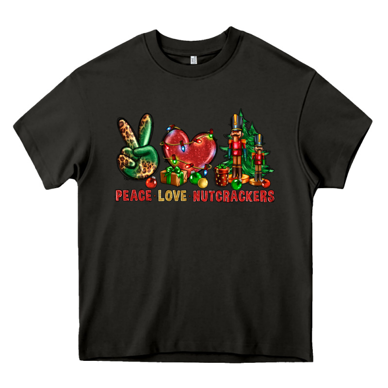 Peace Love Nutcrackers Heavy Core Tee by BundleAndBundleShop | Teevron